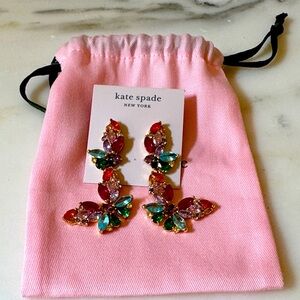 Kate Spade Social Butterfly statement earrings, NWT